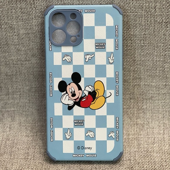 Mickey Mouse Leather Embossed Case in Blue Color - Picture 2 of 8